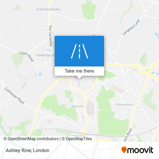 Ashley Row map