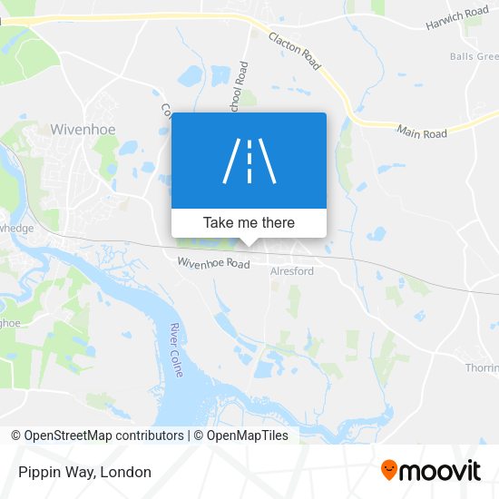Pippin Way map