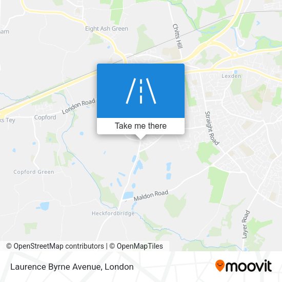 Laurence Byrne Avenue map