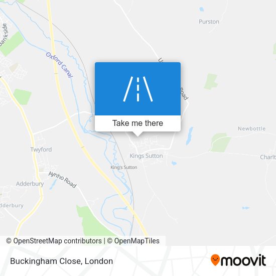 Buckingham Close map