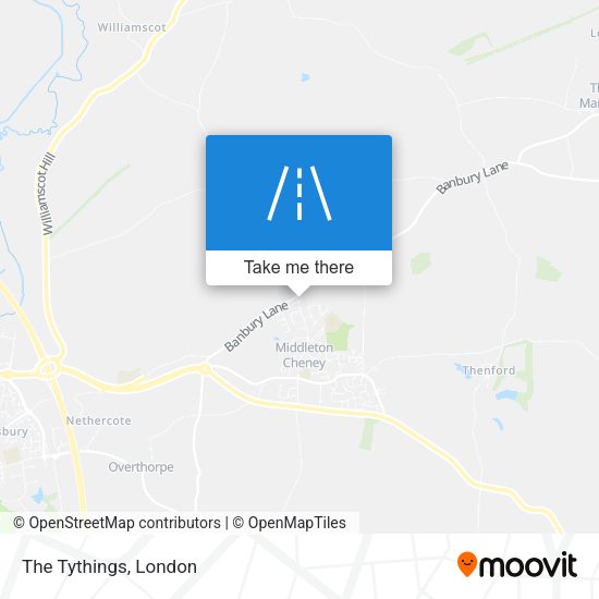 The Tythings map