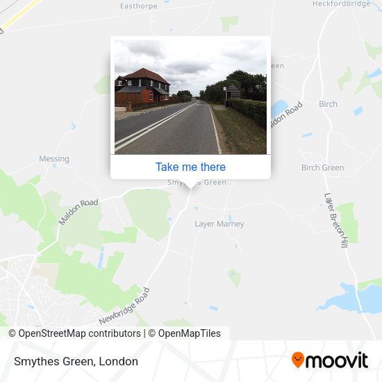 Smythes Green map