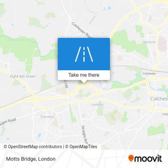 Motts Bridge map
