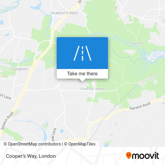 Cooper's Way map