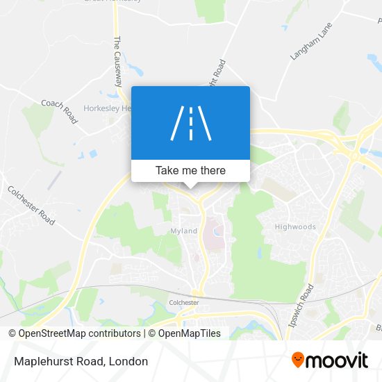 Maplehurst Road map