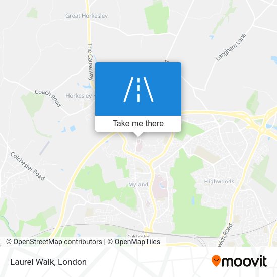 Laurel Walk map