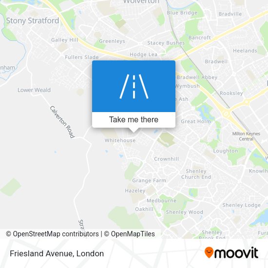 Friesland Avenue map