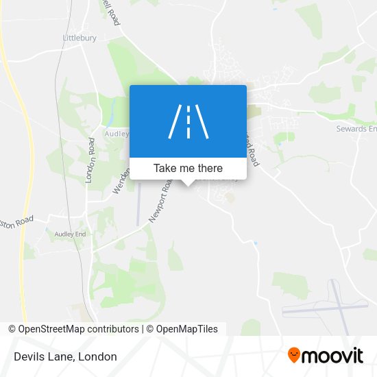 Devils Lane map