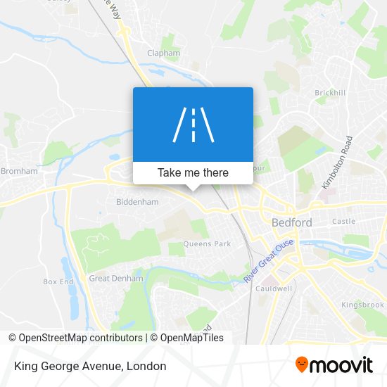 King George Avenue map