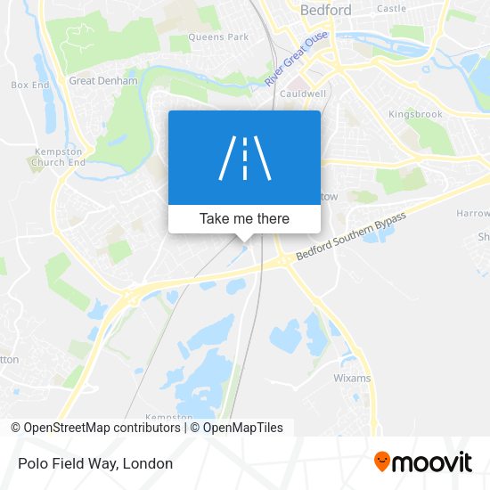 Polo Field Way map