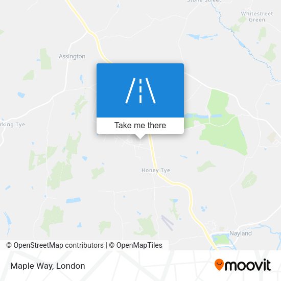Maple Way map