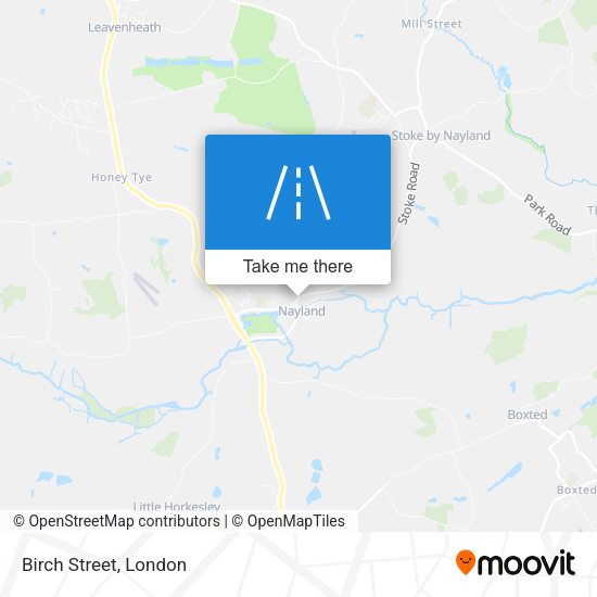 Birch Street map