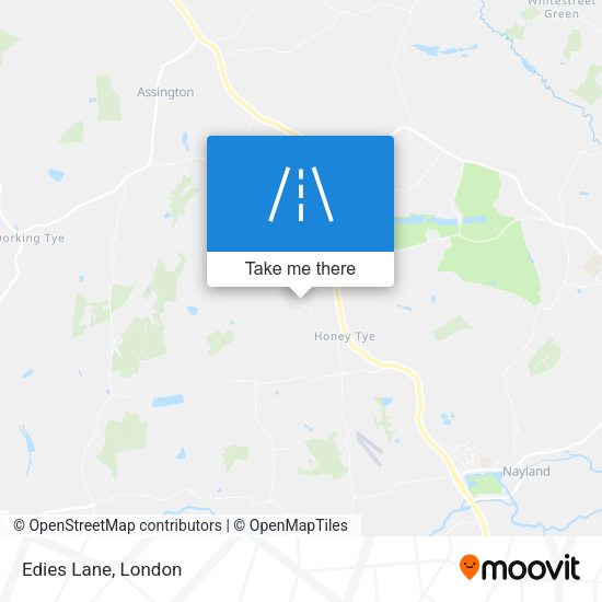 Edies Lane map