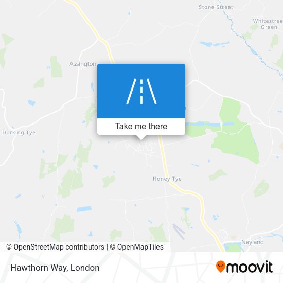 Hawthorn Way map