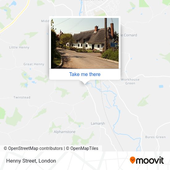 Henny Street map