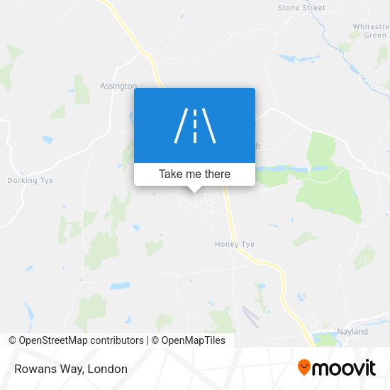 Rowans Way map