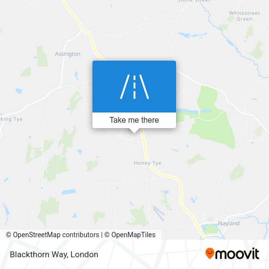 Blackthorn Way map