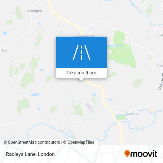 Radleys Lane map