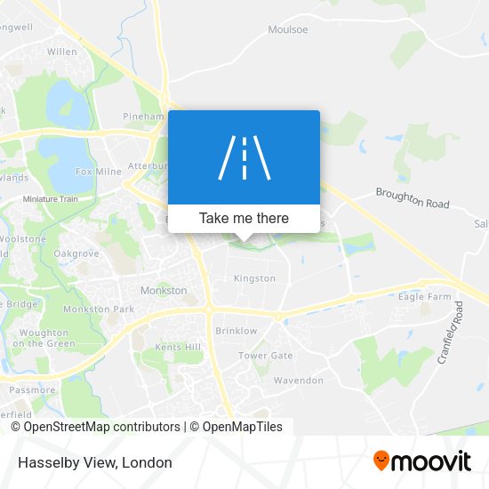 Hasselby View map