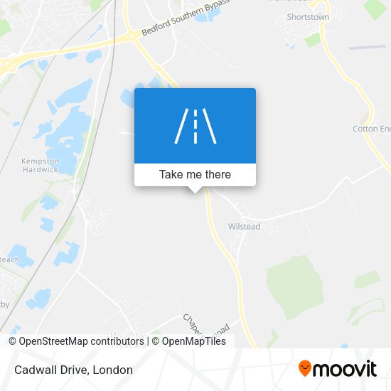 Cadwall Drive map