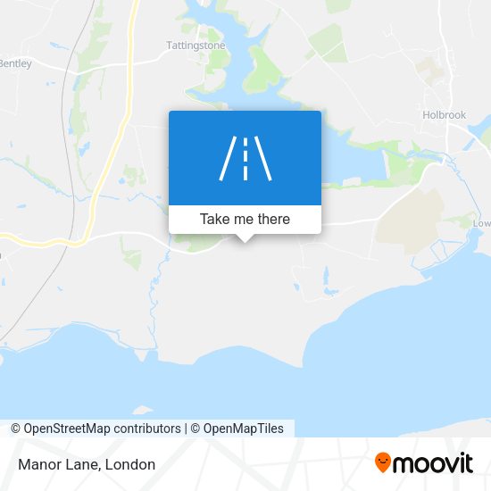 Manor Lane map