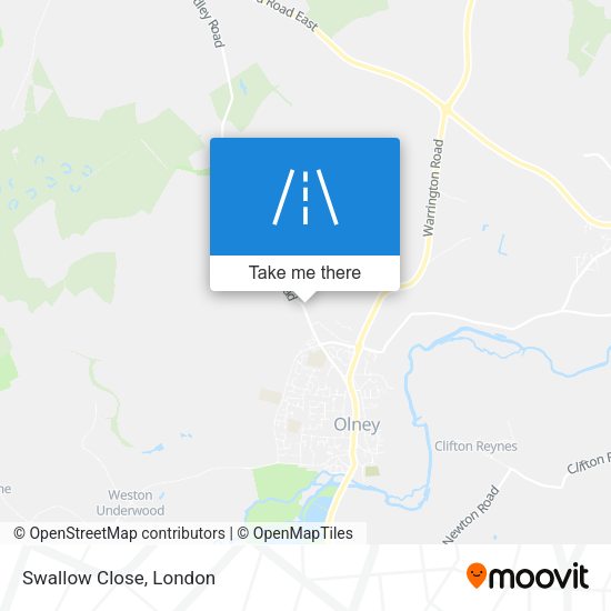Swallow Close map