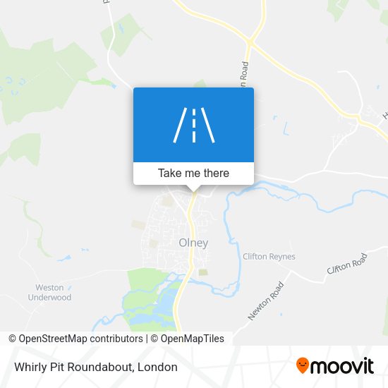 Whirly Pit Roundabout map
