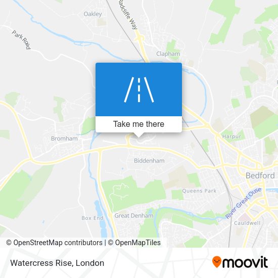 Watercress Rise map