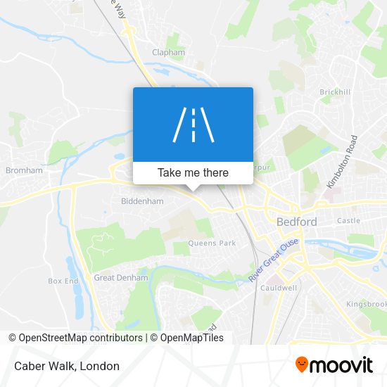 Caber Walk map