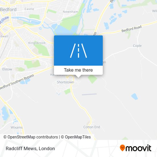 Radcliff Mews map