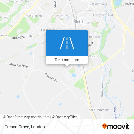 Tresco Grove map