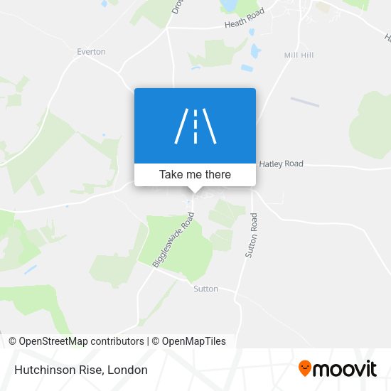 Hutchinson Rise map