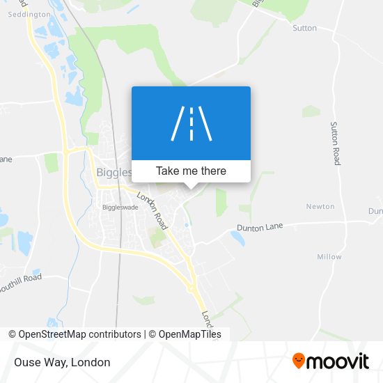 Ouse Way map