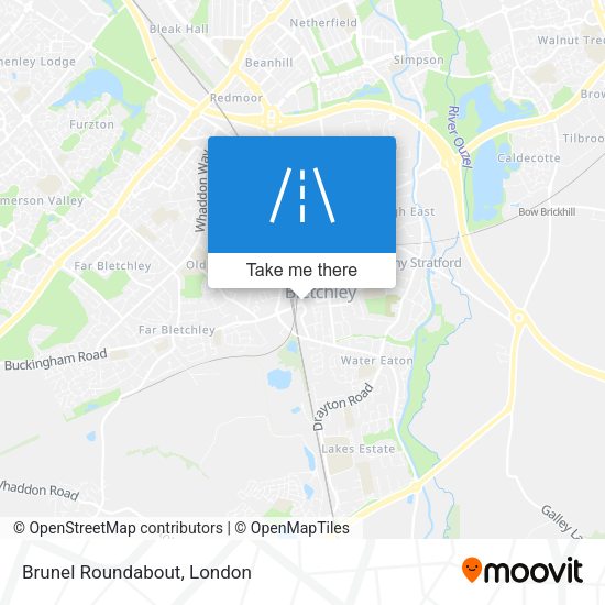 Brunel Roundabout map