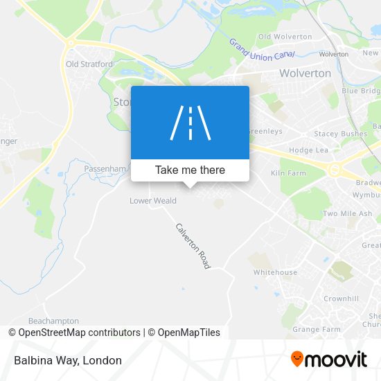 Balbina Way map