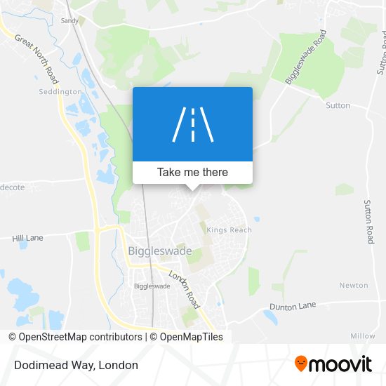 Dodimead Way map