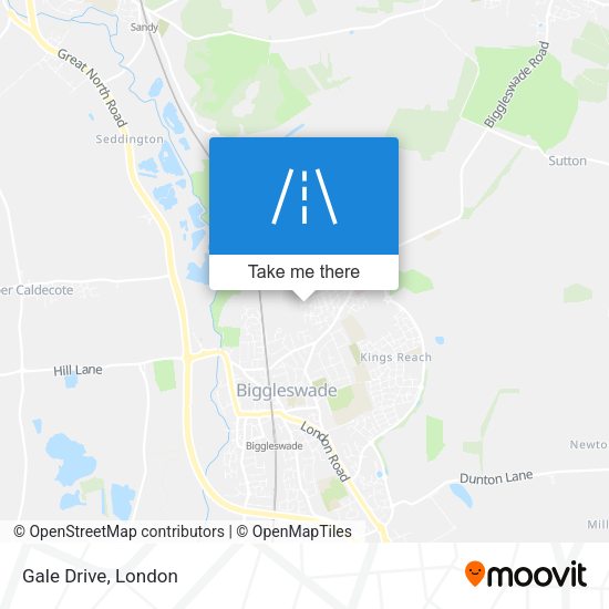Gale Drive map