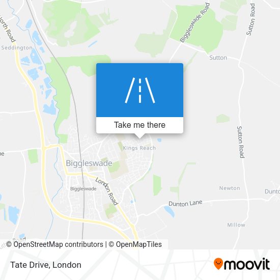 Tate Drive map