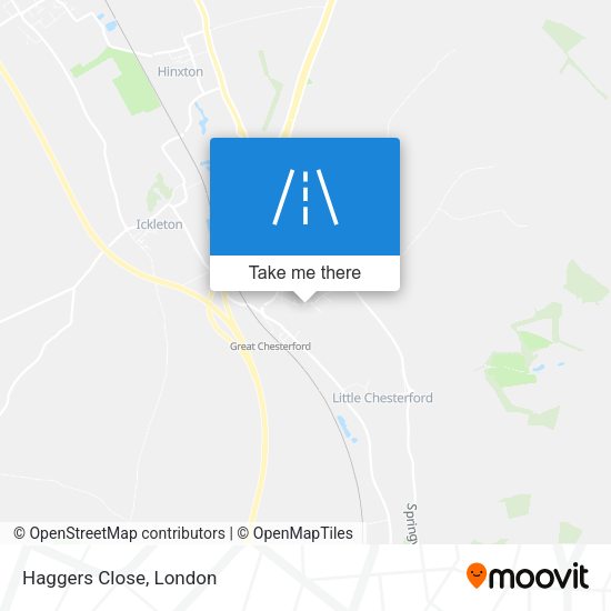 Haggers Close map
