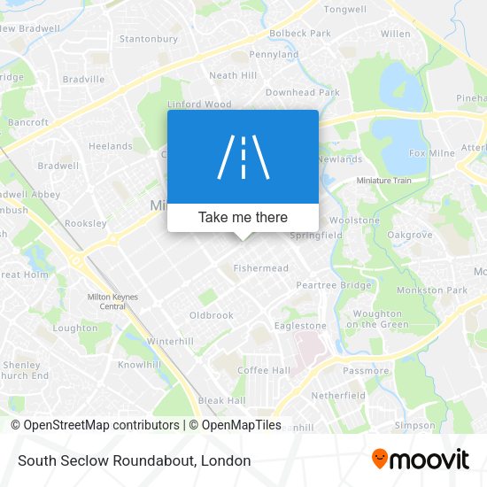 South Seclow Roundabout map