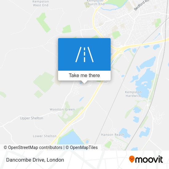 Dancombe Drive map
