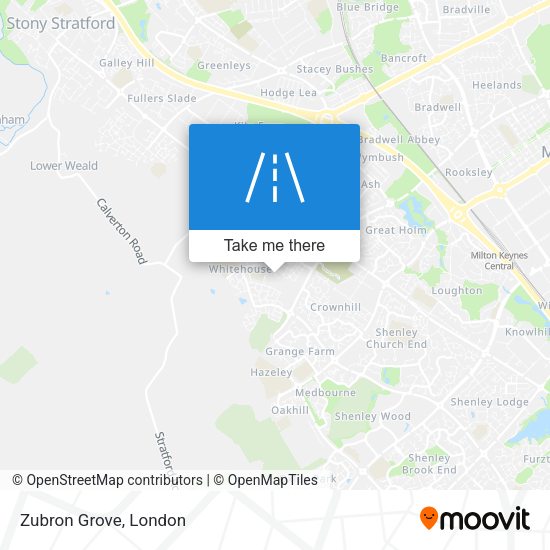 Zubron Grove map