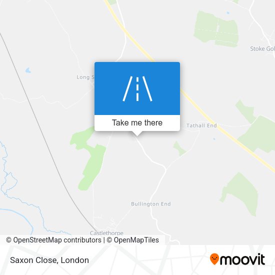 Saxon Close map