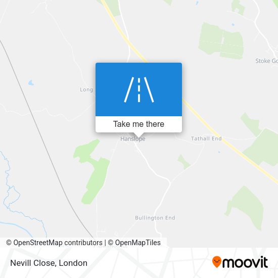 Nevill Close map