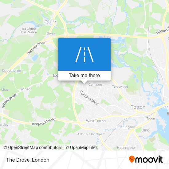 The Drove map