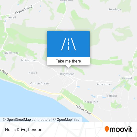 Hollis Drive map