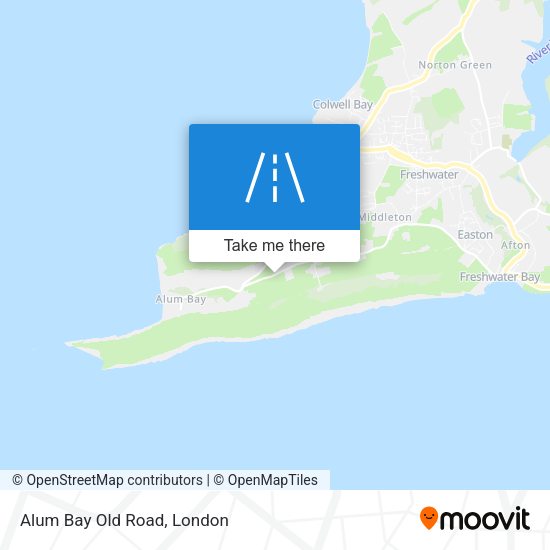 Alum Bay Old Road map
