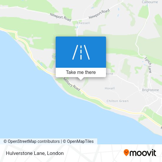 Hulverstone Lane map