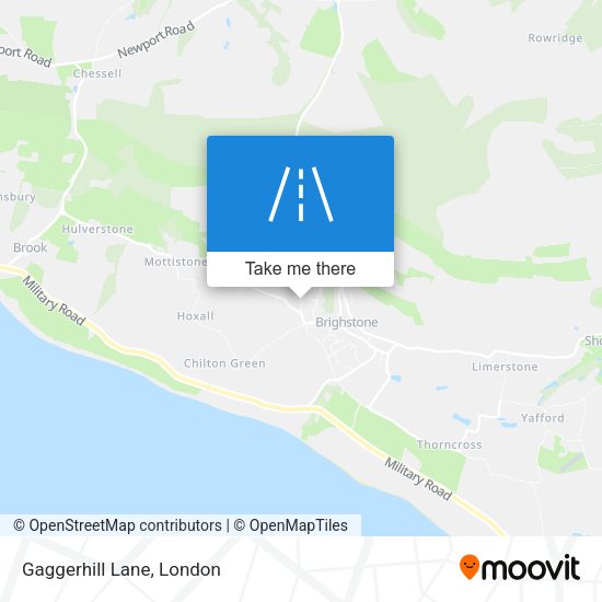 Gaggerhill Lane map