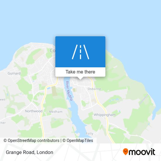 Grange Road map
